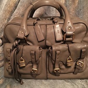 Rare Chloe double front pocket Satchel